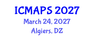 International Conference on Mathematical and Physical Sciences (ICMAPS) March 24, 2027 - Algiers, Algeria