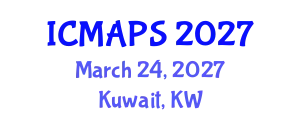 International Conference on Mathematical and Physical Sciences (ICMAPS) March 24, 2027 - Kuwait, Kuwait