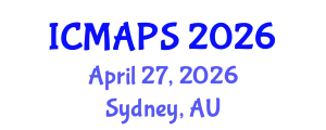 International Conference on Mathematical and Physical Sciences (ICMAPS) April 27, 2026 - Sydney, Australia
