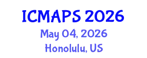 International Conference on Mathematical and Physical Sciences (ICMAPS) May 04, 2026 - Honolulu, United States