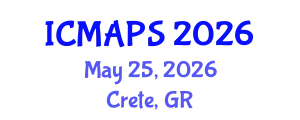 International Conference on Mathematical and Physical Sciences (ICMAPS) May 25, 2026 - Crete, Greece