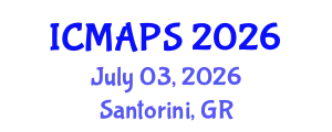 International Conference on Mathematical and Physical Sciences (ICMAPS) July 03, 2026 - Santorini, Greece