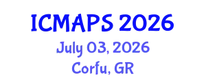 International Conference on Mathematical and Physical Sciences (ICMAPS) July 03, 2026 - Corfu, Greece