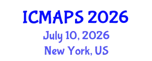 International Conference on Mathematical and Physical Sciences (ICMAPS) July 10, 2026 - New York, United States