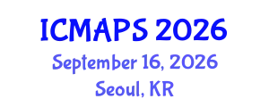 International Conference on Mathematical and Physical Sciences (ICMAPS) September 16, 2026 - Seoul, Republic of Korea