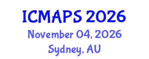 International Conference on Mathematical and Physical Sciences (ICMAPS) November 04, 2026 - Sydney, Australia