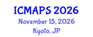 International Conference on Mathematical and Physical Sciences (ICMAPS) November 15, 2026 - Kyoto, Japan