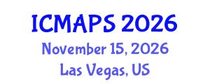 International Conference on Mathematical and Physical Sciences (ICMAPS) November 15, 2026 - Las Vegas, United States