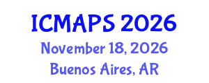 International Conference on Mathematical and Physical Sciences (ICMAPS) November 18, 2026 - Buenos Aires, Argentina
