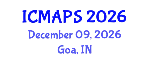 International Conference on Mathematical and Physical Sciences (ICMAPS) December 09, 2026 - Goa, India
