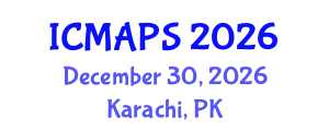 International Conference on Mathematical and Physical Sciences (ICMAPS) December 30, 2026 - Karachi, Pakistan