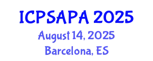 International Conference on Political Sciences and Policy Analysis (ICPSAPA) August 14, 2025 - Barcelona, Spain