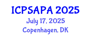 International Conference on Political Sciences and Policy Analysis (ICPSAPA) July 17, 2025 - Copenhagen, Denmark