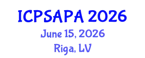 International Conference on Political Sciences and Policy Analysis (ICPSAPA) June 15, 2026 - Riga, Latvia