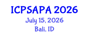 International Conference on Political Sciences and Policy Analysis (ICPSAPA) July 15, 2026 - Bali, Indonesia