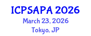 International Conference on Political Sciences and Policy Analysis (ICPSAPA) March 23, 2026 - Tokyo, Japan