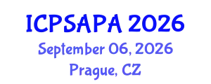 International Conference on Political Sciences and Policy Analysis (ICPSAPA) September 06, 2026 - Prague, Czechia