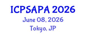 International Conference on Political Sciences and Policy Analysis (ICPSAPA) June 08, 2026 - Tokyo, Japan
