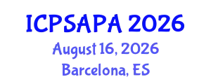 International Conference on Political Sciences and Policy Analysis (ICPSAPA) August 16, 2026 - Barcelona, Spain