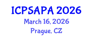 International Conference on Political Sciences and Policy Analysis (ICPSAPA) March 16, 2026 - Prague, Czechia