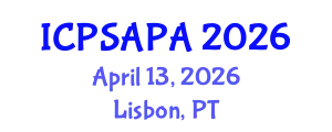 International Conference on Political Sciences and Policy Analysis (ICPSAPA) April 13, 2026 - Lisbon, Portugal
