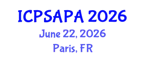 International Conference on Political Sciences and Policy Analysis (ICPSAPA) June 22, 2026 - Paris, France