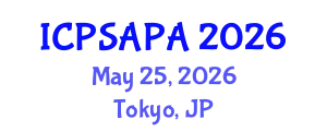 International Conference on Political Sciences and Policy Analysis (ICPSAPA) May 25, 2026 - Tokyo, Japan