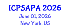 International Conference on Political Sciences and Policy Analysis (ICPSAPA) June 01, 2026 - New York, United States