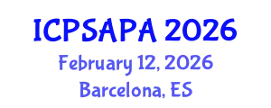 International Conference on Political Sciences and Policy Analysis (ICPSAPA) February 12, 2026 - Barcelona, Spain