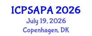 International Conference on Political Sciences and Policy Analysis (ICPSAPA) July 19, 2026 - Copenhagen, Denmark