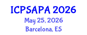 International Conference on Political Sciences and Policy Analysis (ICPSAPA) May 25, 2026 - Barcelona, Spain