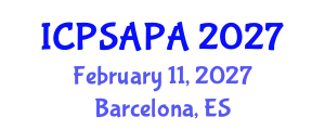 International Conference on Political Sciences and Policy Analysis (ICPSAPA) February 11, 2027 - Barcelona, Spain