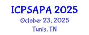 International Conference on Political Sciences and Policy Analysis (ICPSAPA) October 23, 2025 - Tunis, Tunisia