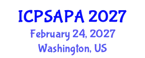 International Conference on Political Sciences and Policy Analysis (ICPSAPA) February 24, 2027 - Washington, United States