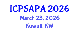 International Conference on Political Sciences and Policy Analysis (ICPSAPA) March 23, 2026 - Kuwait, Kuwait