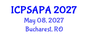 International Conference on Political Sciences and Policy Analysis (ICPSAPA) May 08, 2027 - Bucharest, Romania