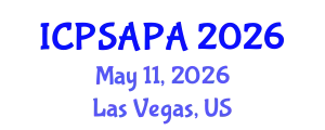International Conference on Political Sciences and Policy Analysis (ICPSAPA) May 11, 2026 - Las Vegas, United States