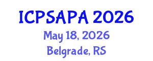 International Conference on Political Sciences and Policy Analysis (ICPSAPA) May 18, 2026 - Belgrade, Serbia