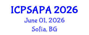 International Conference on Political Sciences and Policy Analysis (ICPSAPA) June 01, 2026 - Sofia, Bulgaria