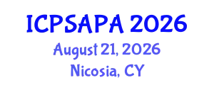 International Conference on Political Sciences and Policy Analysis (ICPSAPA) August 21, 2026 - Nicosia, Cyprus