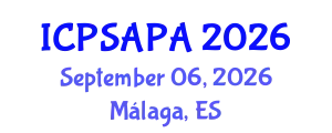 International Conference on Political Sciences and Policy Analysis (ICPSAPA) September 06, 2026 - Málaga, Spain