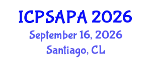 International Conference on Political Sciences and Policy Analysis (ICPSAPA) September 16, 2026 - Santiago, Chile
