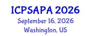International Conference on Political Sciences and Policy Analysis (ICPSAPA) September 16, 2026 - Washington, United States