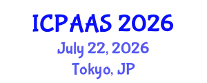 International Conference on Political and Administrative Sciences (ICPAAS) July 22, 2026 - Tokyo, Japan