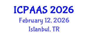 International Conference on Political and Administrative Sciences (ICPAAS) February 12, 2026 - Istanbul, Turkey