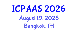 International Conference on Political and Administrative Sciences (ICPAAS) August 19, 2026 - Bangkok, Thailand