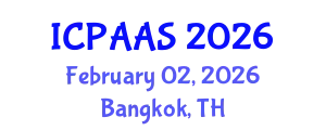 International Conference on Political and Administrative Sciences (ICPAAS) February 02, 2026 - Bangkok, Thailand