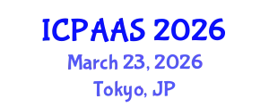 International Conference on Political and Administrative Sciences (ICPAAS) March 23, 2026 - Tokyo, Japan