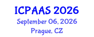 International Conference on Political and Administrative Sciences (ICPAAS) September 06, 2026 - Prague, Czechia