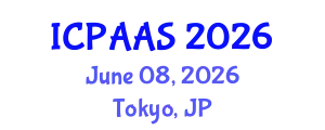 International Conference on Political and Administrative Sciences (ICPAAS) June 08, 2026 - Tokyo, Japan